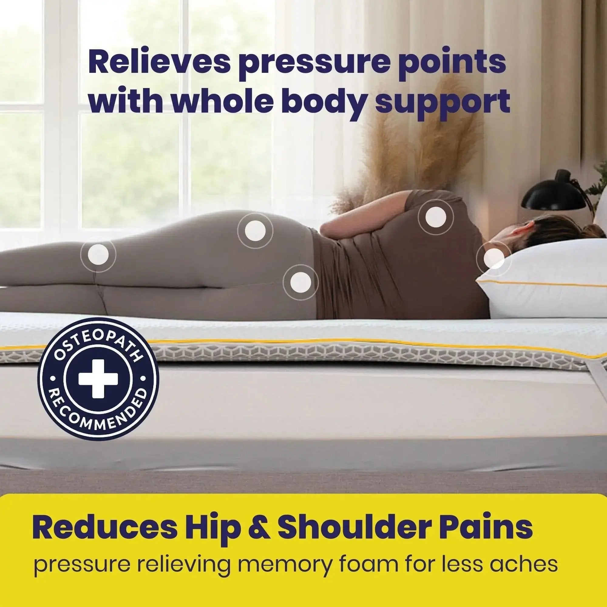 Aurora Memory Foam Mattress Topper