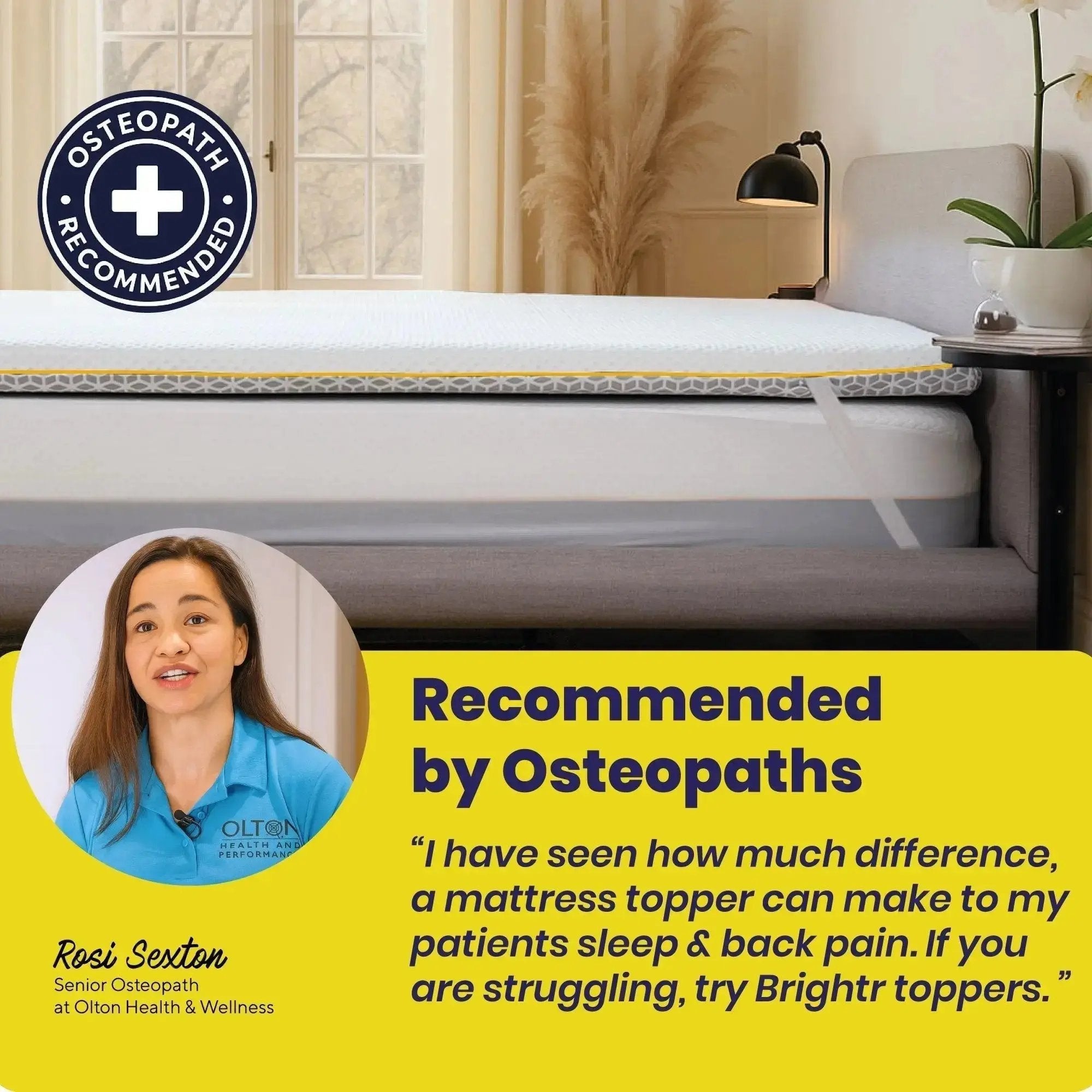 Aurora Memory Foam Mattress Topper