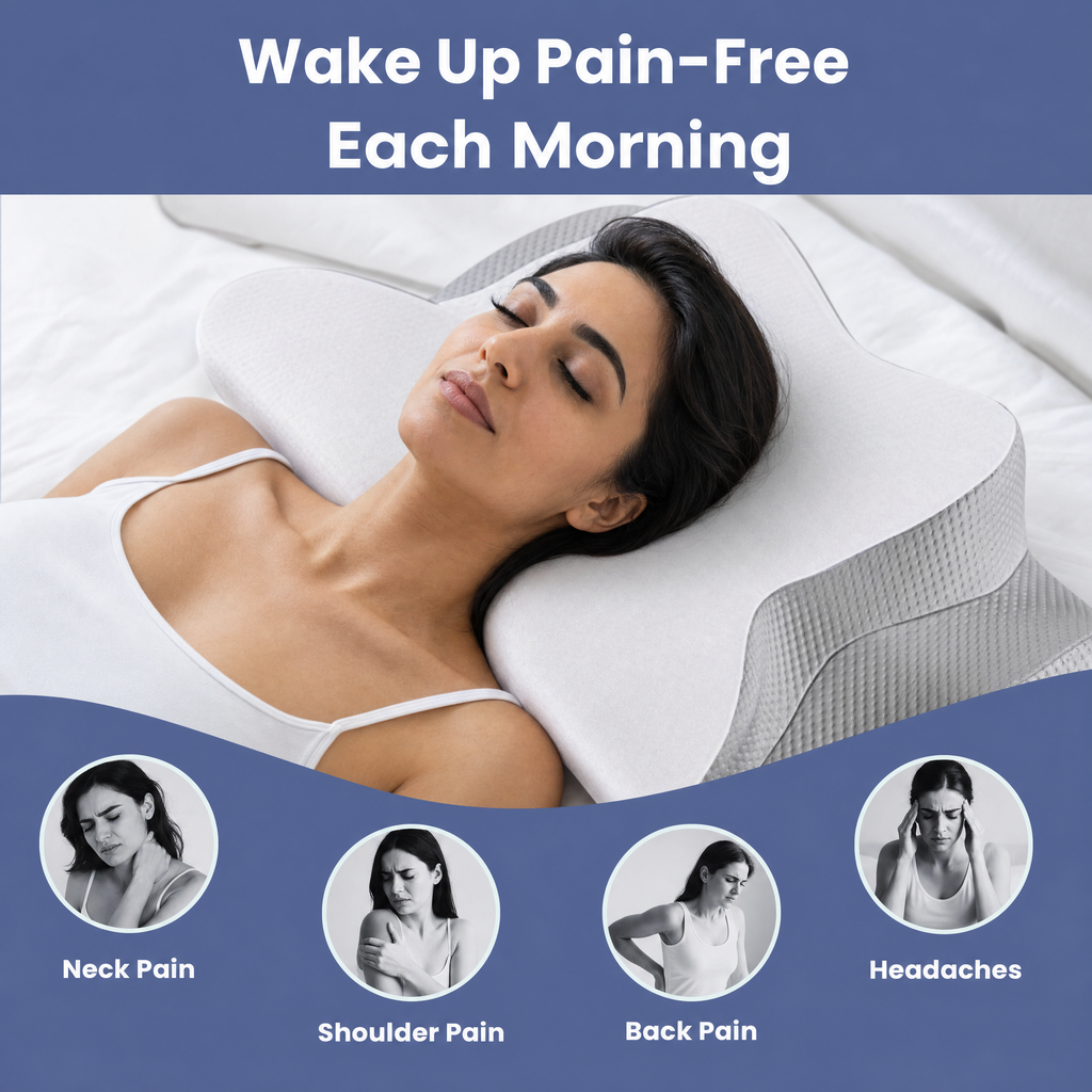 NeckNest Orthosleep PRO | Neck Support Sleep Pillow