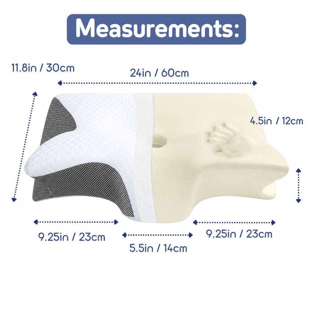 NeckNest Orthosleep PRO | Neck Support Sleep Pillow