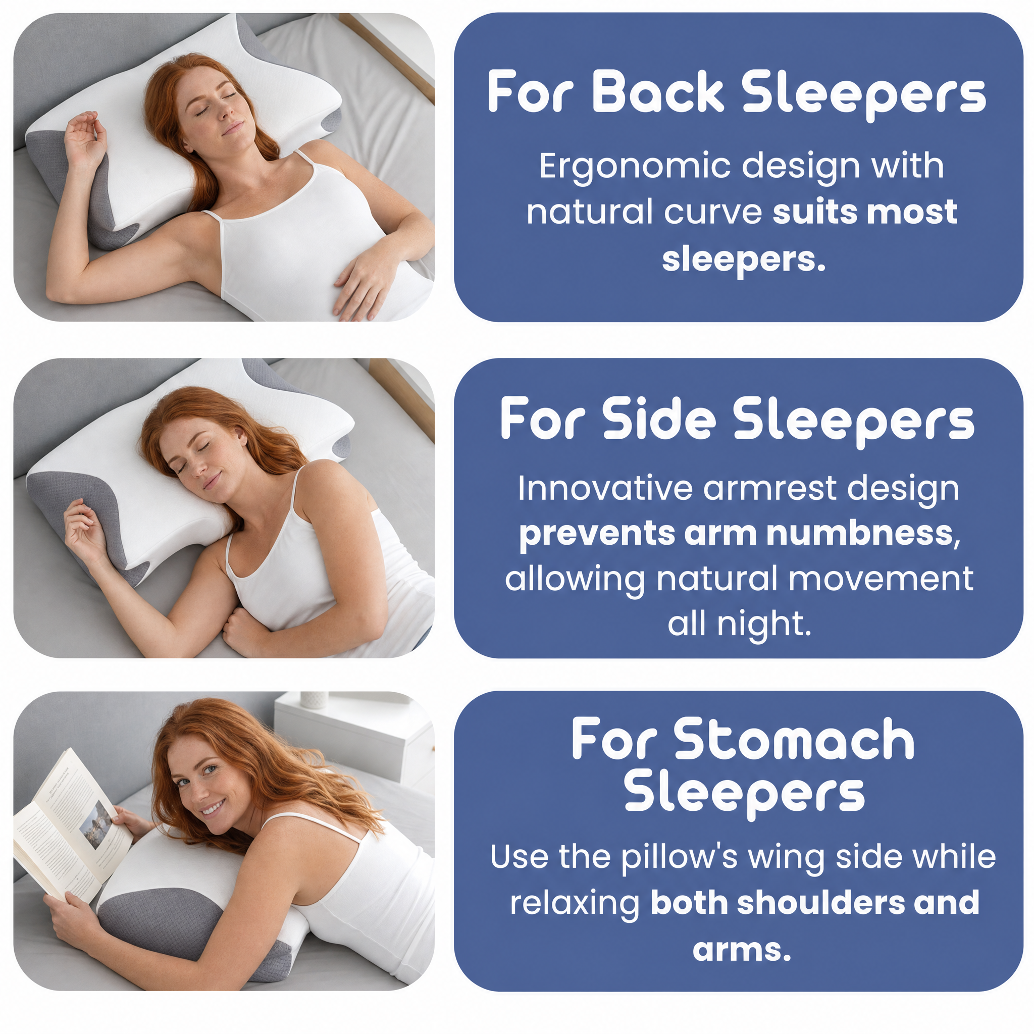 NeckNest Orthosleep PRO | Neck Support Sleep Pillow