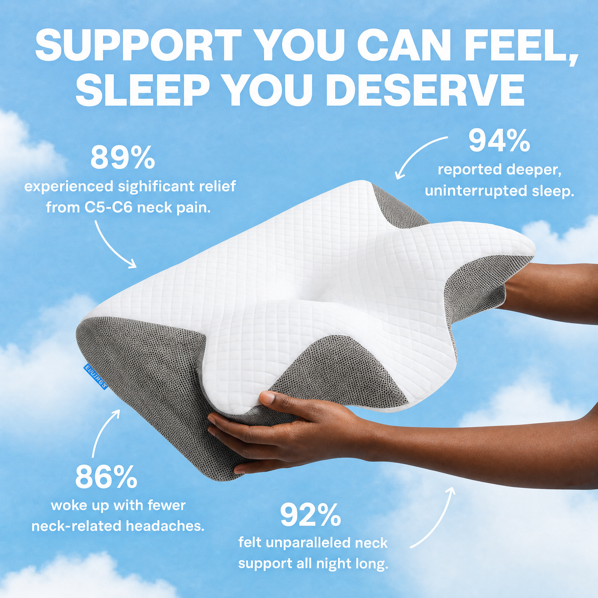 NeckNest Comfort Pillow
