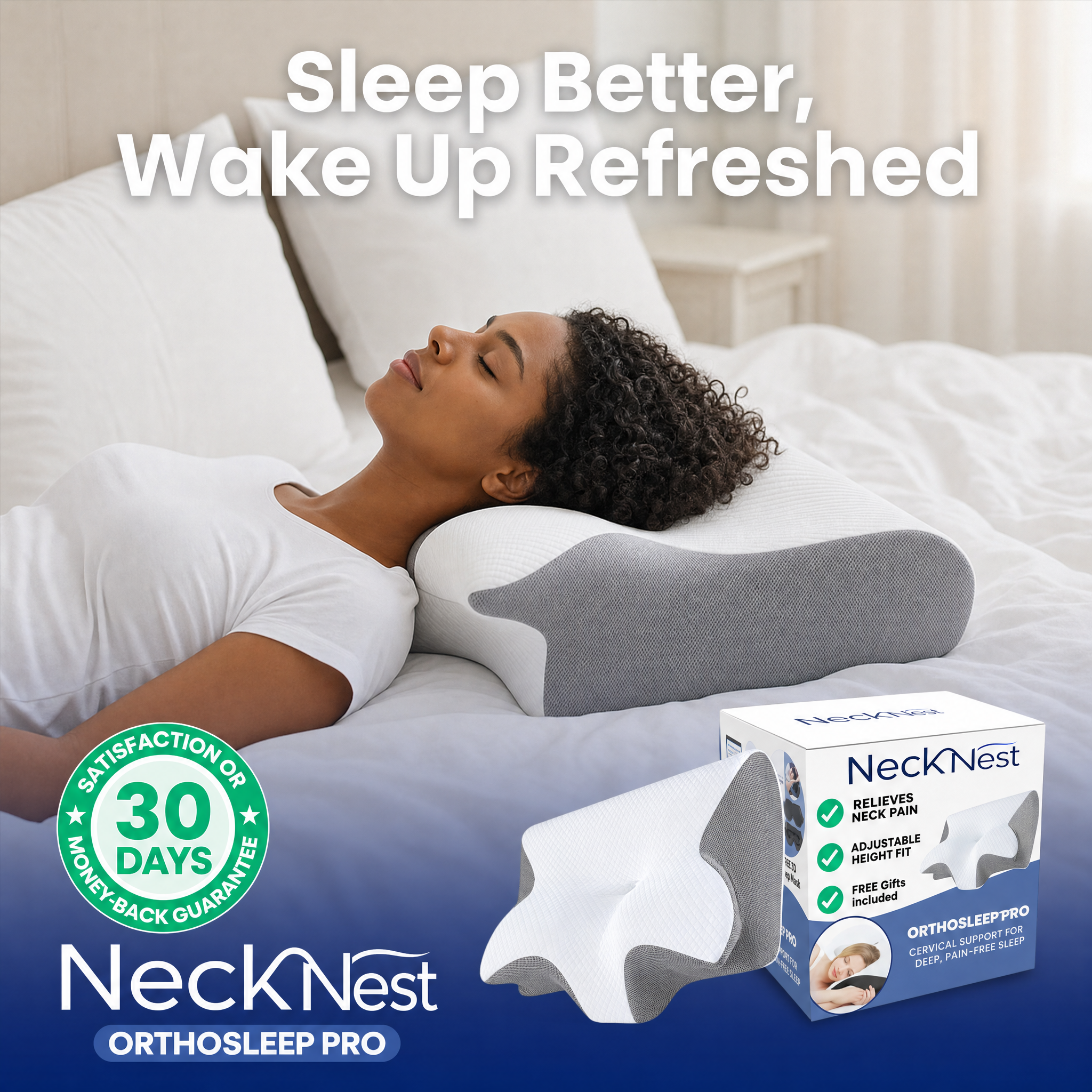 NeckNest Comfort Pillow