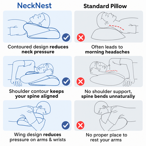 NeckNest Comfort Pillow