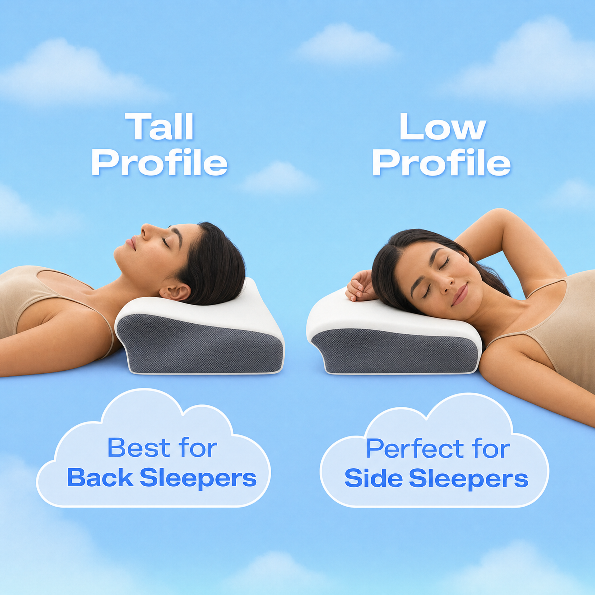 NeckNest Orthosleep PRO | Neck Support Sleep Pillow