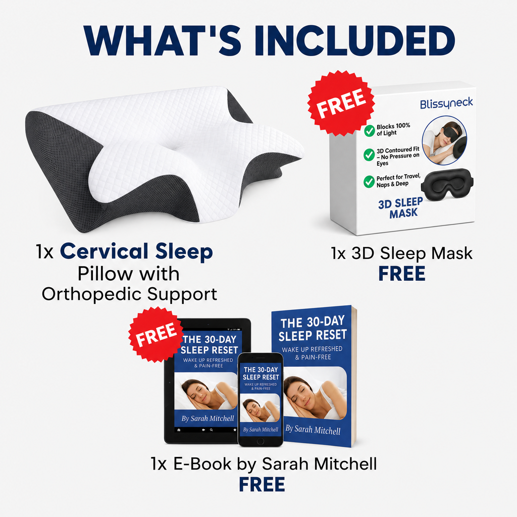 NeckNest Orthosleep PRO | Neck Support Sleep Pillow