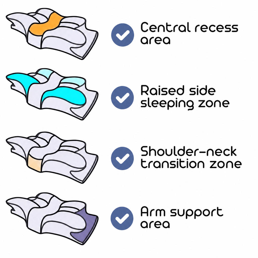 NeckNest Orthosleep PRO | Neck Support Sleep Pillow