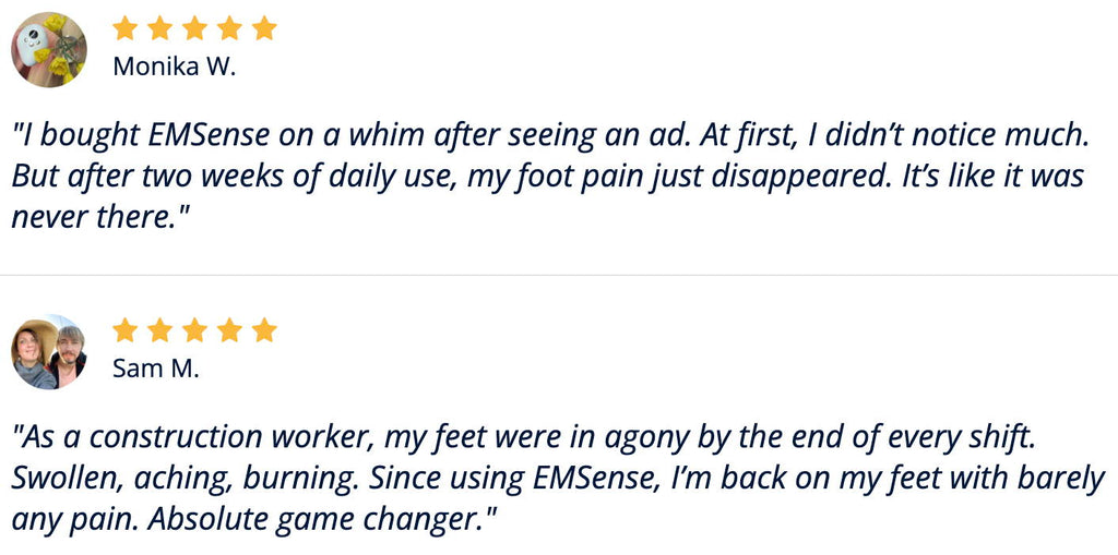 EMSense Foot Massager For Neuropathy Pain Relief