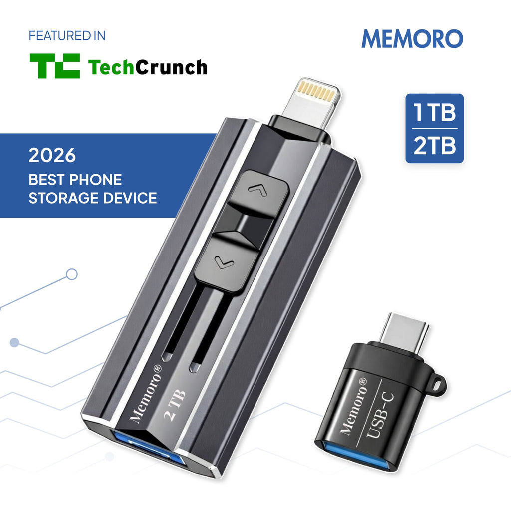 1TB 3-In-1 USB Flash Drive For iPhone Android PC