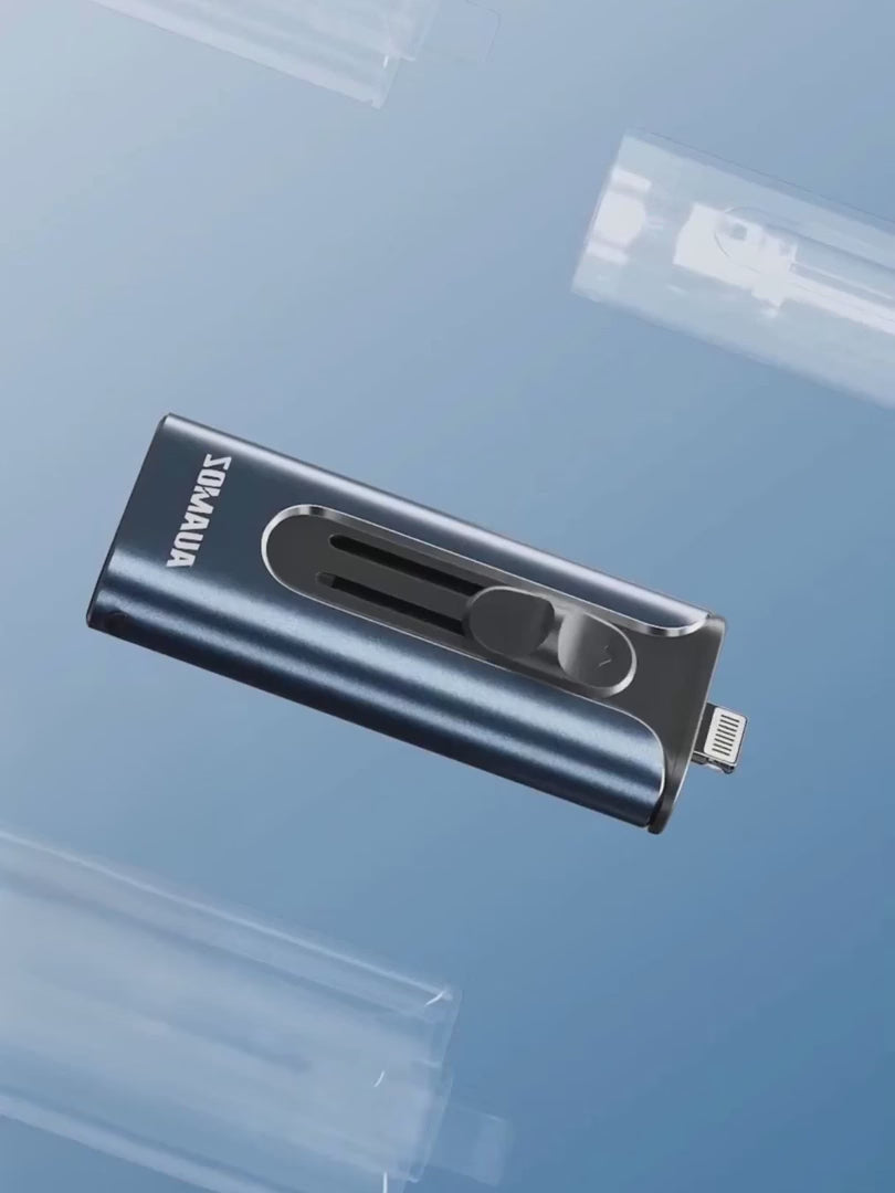 1TB 3-In-1 USB Flash Drive For iPhone Android PC