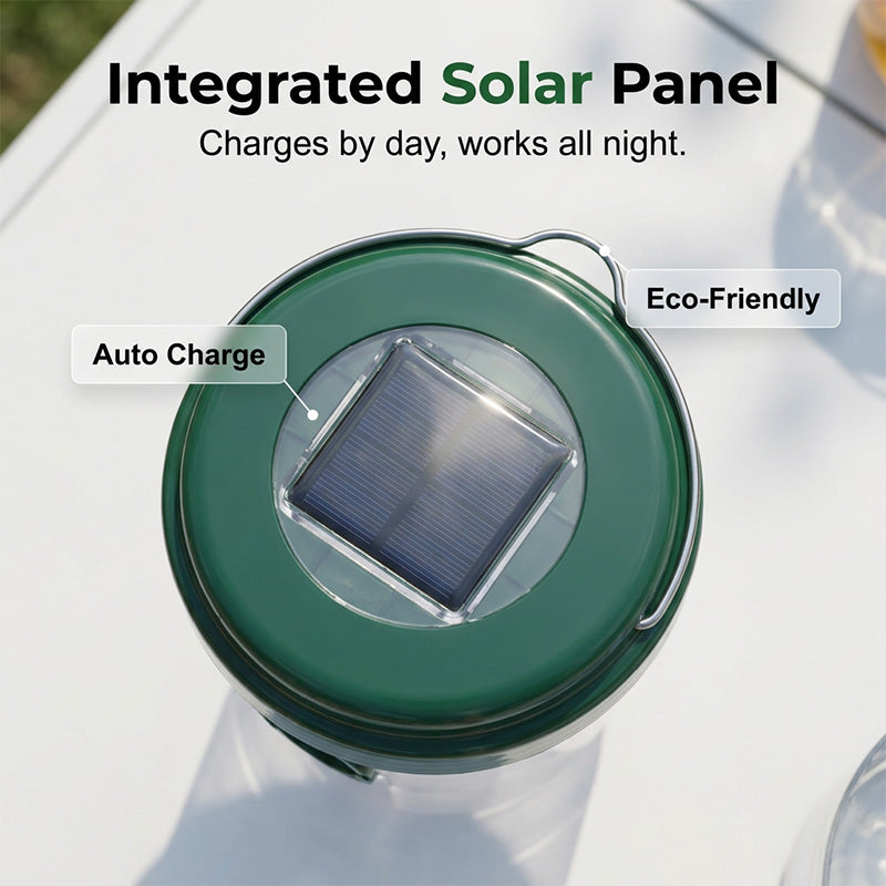 Solar-Powered Hanging Wasp Trap With Dual Entry Tunnels